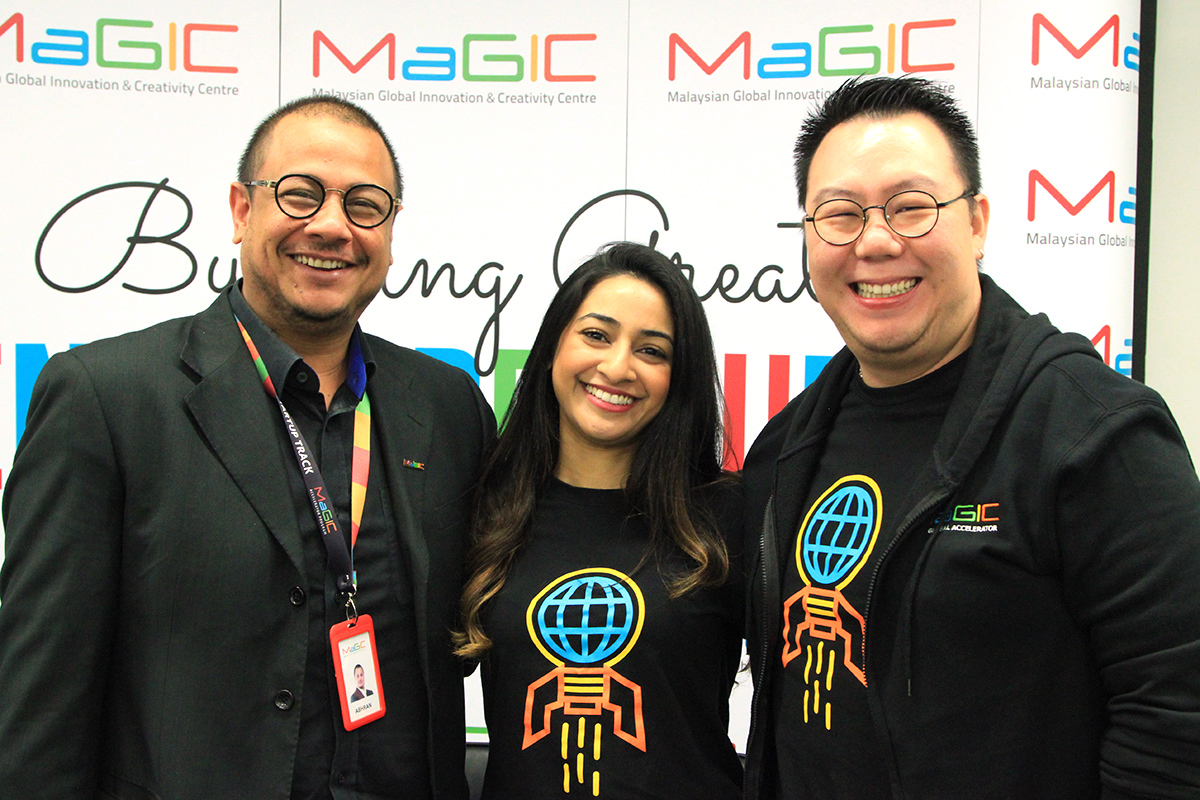 From left: Ashran Dato Ghazi, CEO of MaGIC, Tanuja Rajah, Program Manager at MaGIC, and Jonathan Lee, Executive Director at MaGIC