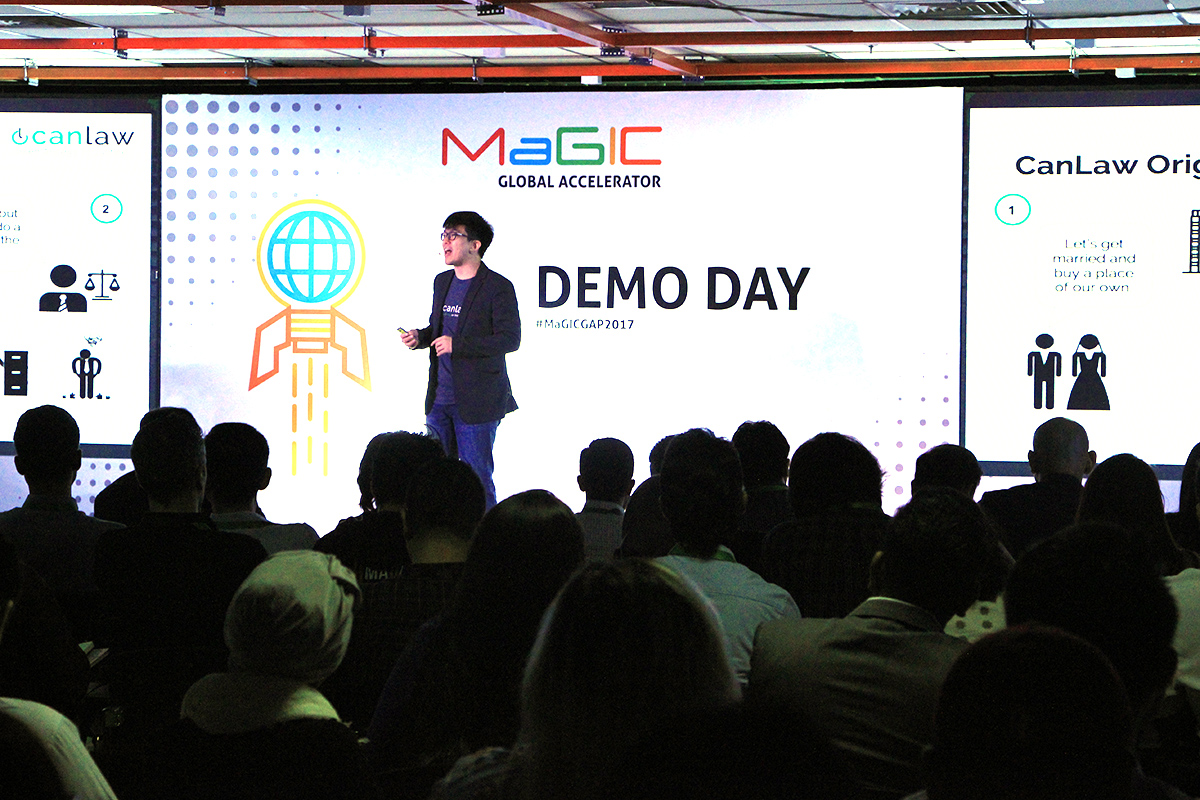 Demo Day at MaGIC, the Malaysian Global Innovation & Creativity Center, in Kuala Lumpur.