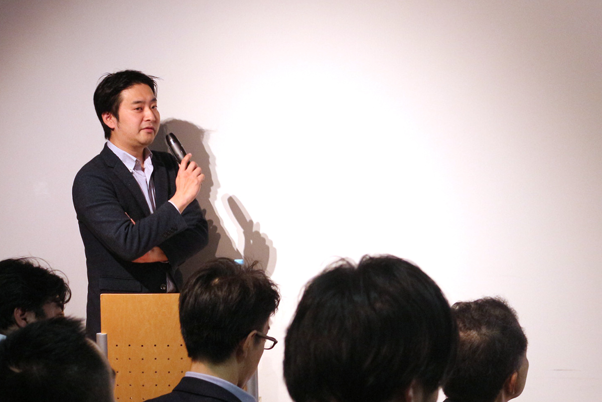 Junji Takaoka from UsideU Co., Ltd. was also a guest speaker at addlight Inc.’s Mirai Salon 6 event.