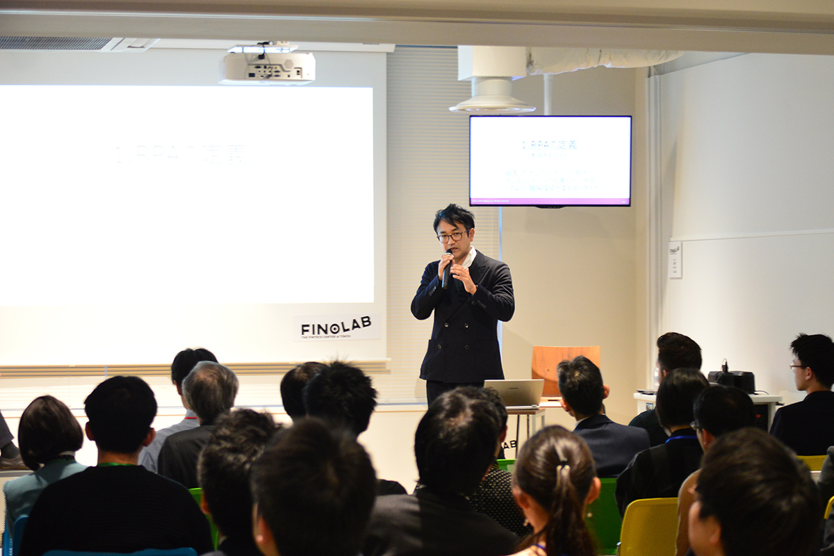 Nobuyuki Oosumi, the CEO of Japan-based RPA Technologies Inc., was a guest speaker at addlight Inc.’s event series Trend Note Camp.